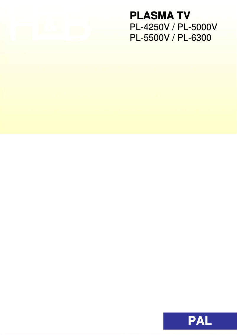 Page 1 de la notice Manuel utilisateur H&B PL-5000V