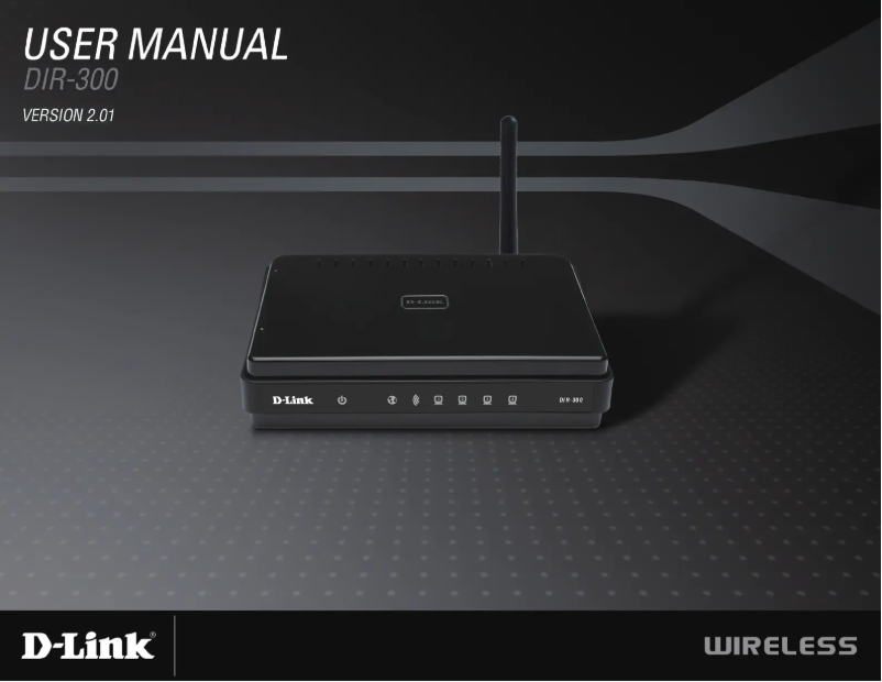 Image de la première page du manuel de l'appareil DIR-300