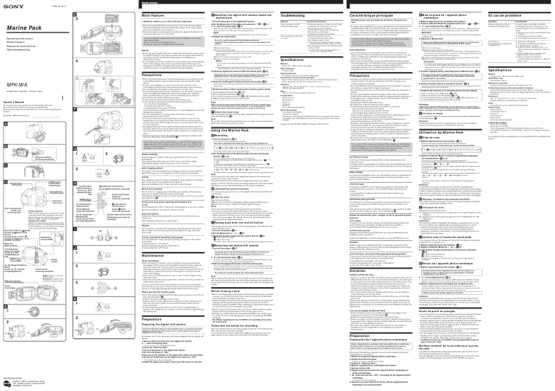 Page n°1 - Manuel utilisateur Sony MPK-WA