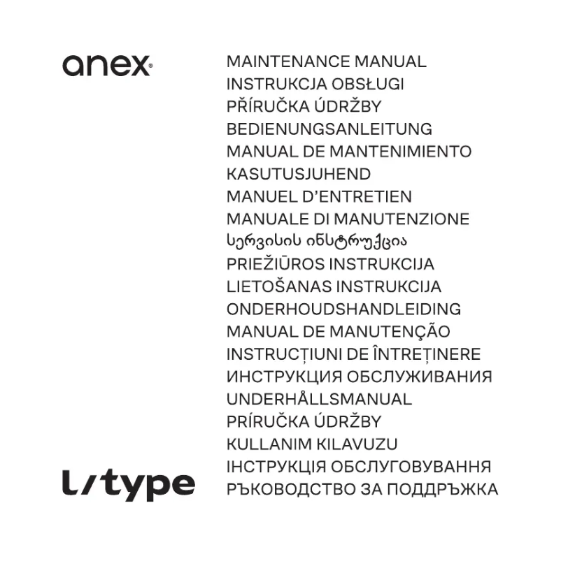 Image de la première page du manuel de l'appareil l/type