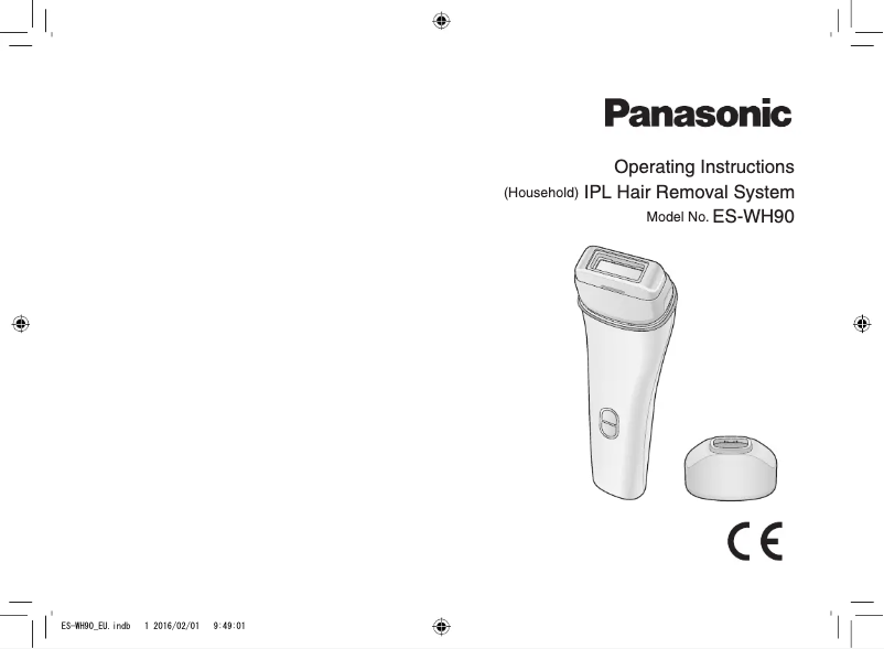 Image de la première page du manuel de l'appareil ES-WH90