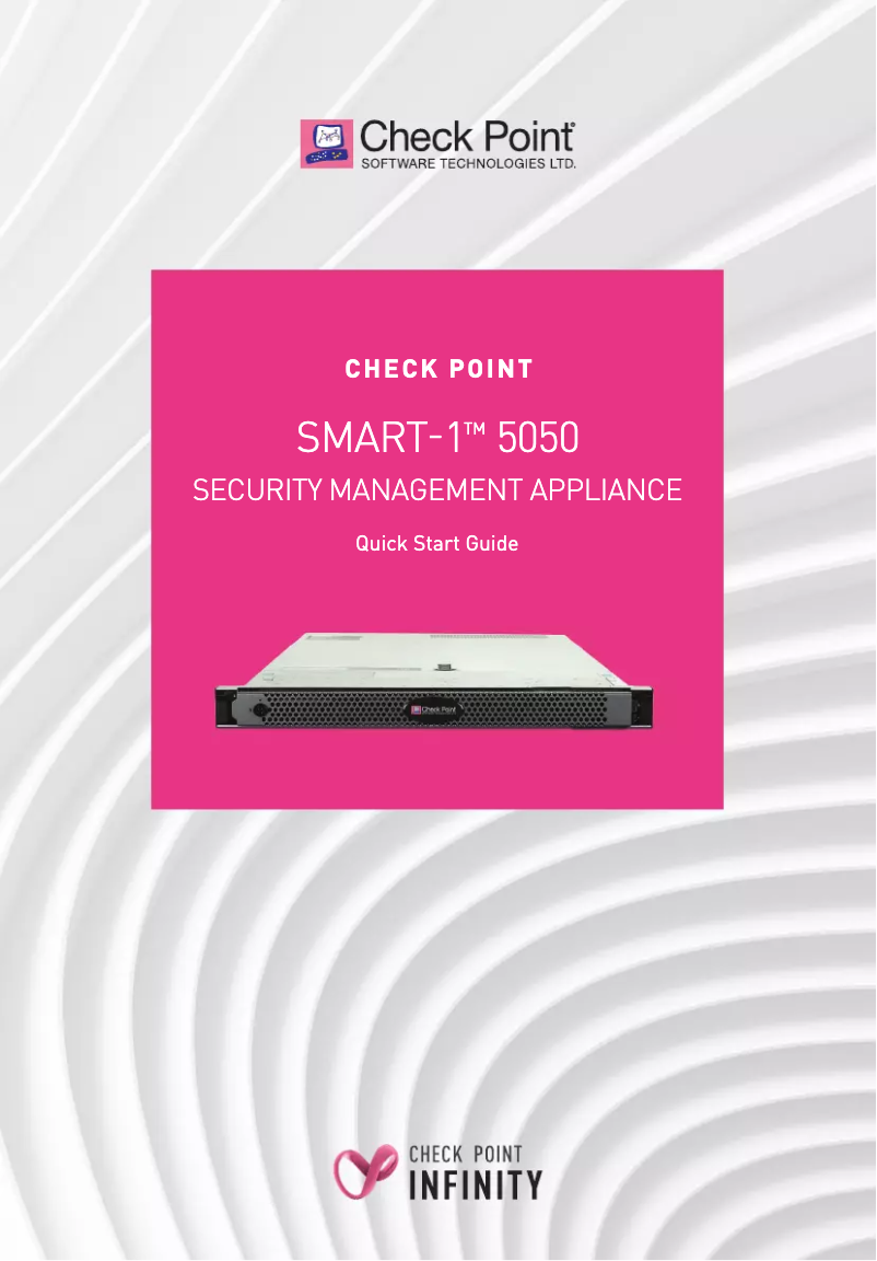Page n°1 - Manuel utilisateur Check Point Smart-1 5050