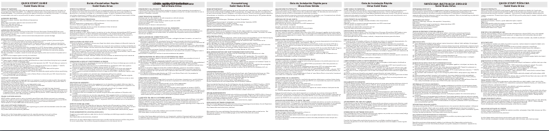 Page 1 de la notice Manuel utilisateur ADATA ASP550SS7-240GM