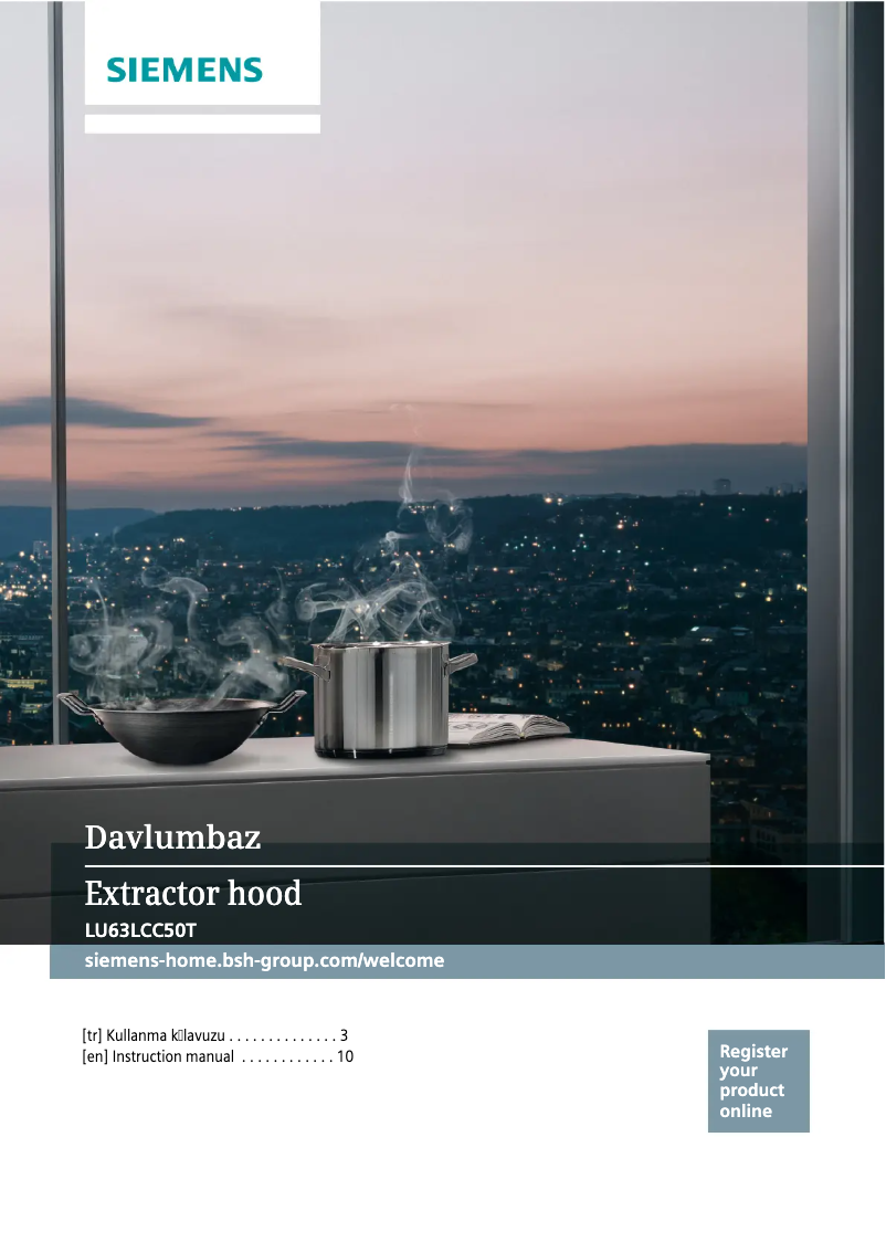 Image de la première page du manuel de l'appareil LU63LCC50T