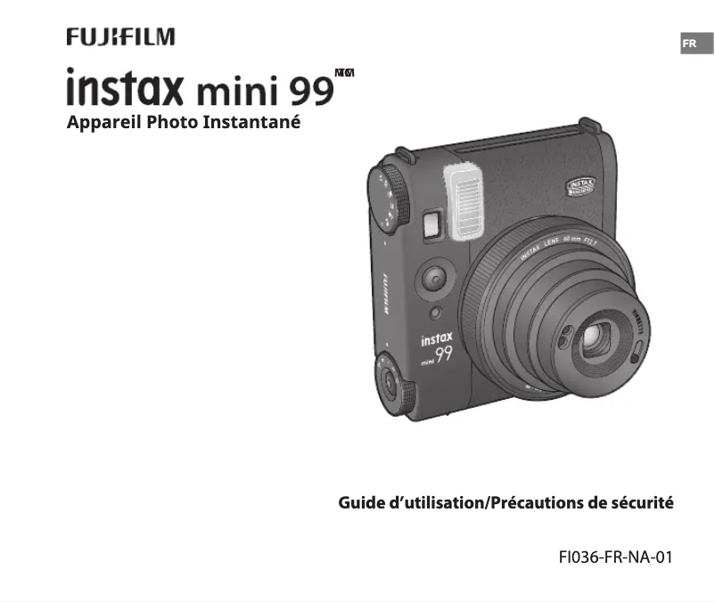 Page n°1 - Manuel utilisateur Fujifilm Instax Mini 99