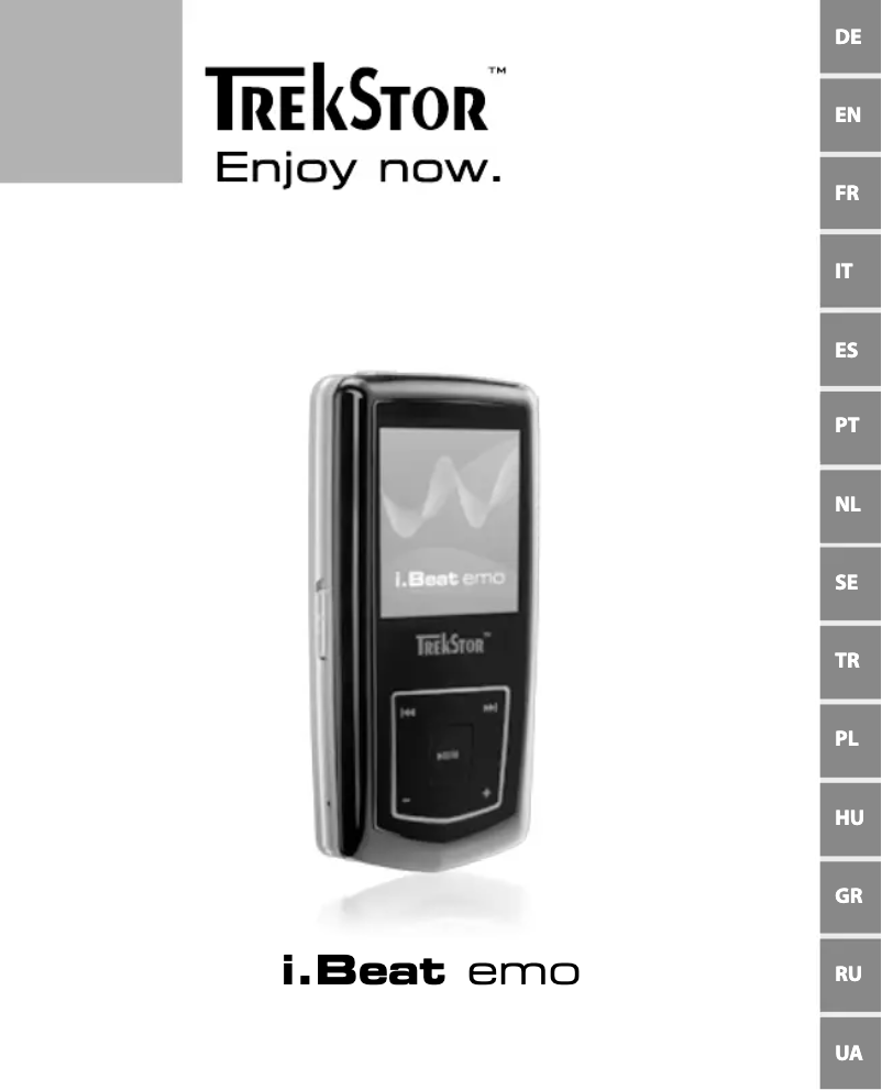 Page n°1 - Manuel utilisateur TrekStor I.Beat emo