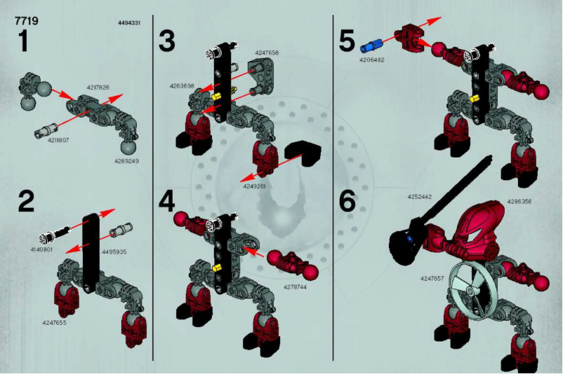 Page 1 de la notice Manuel utilisateur Lego QUICK Good Guy Red