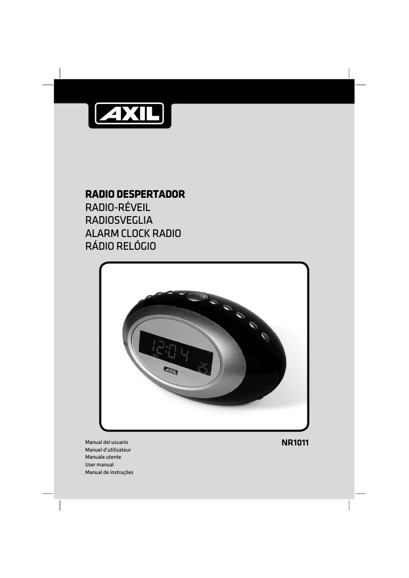Page 1 de la notice Manuel utilisateur AXIL NR1011
