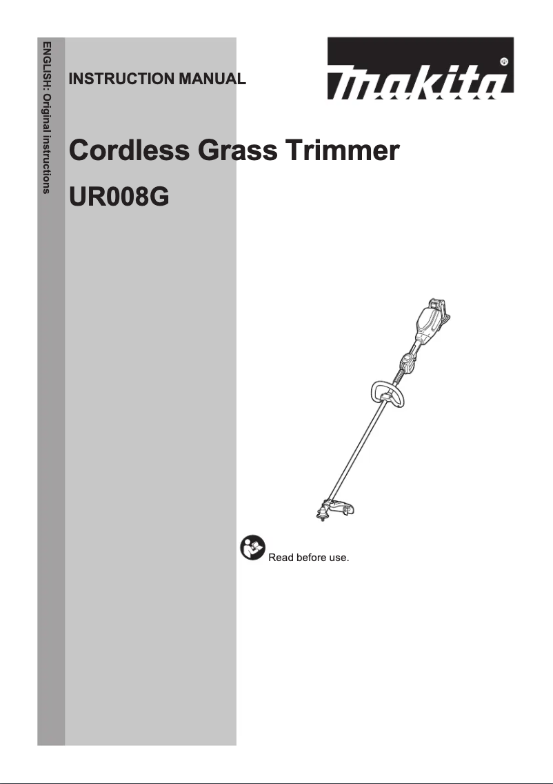 Page n°1 - Manuel utilisateur Makita UR008GD201