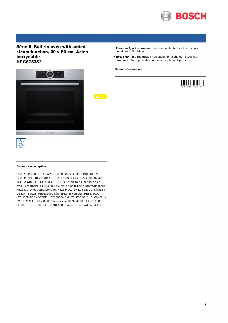 Image de la première page du manuel de l'appareil HRG6753S2