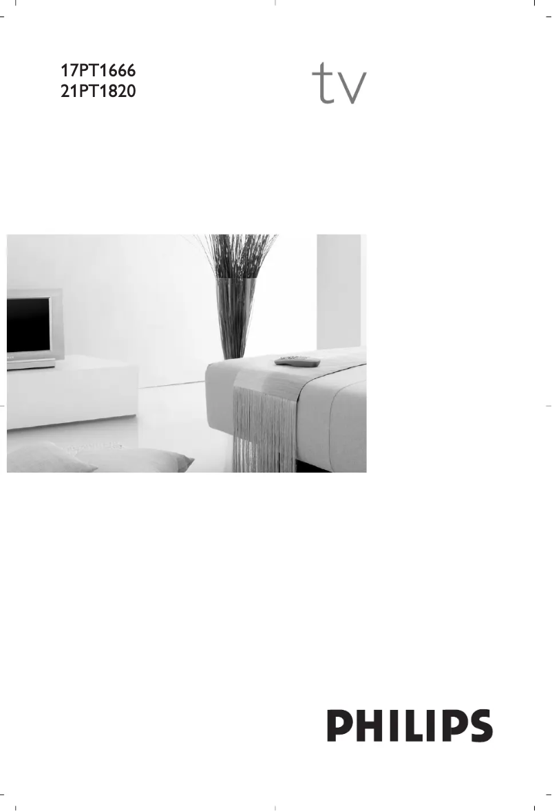 Page n°1 - Manuel utilisateur Philips 21PT1820