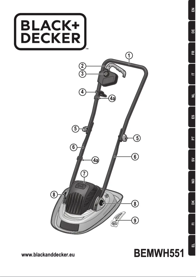 Page n°1 - Manuel utilisateur Black & Decker BEMWH551