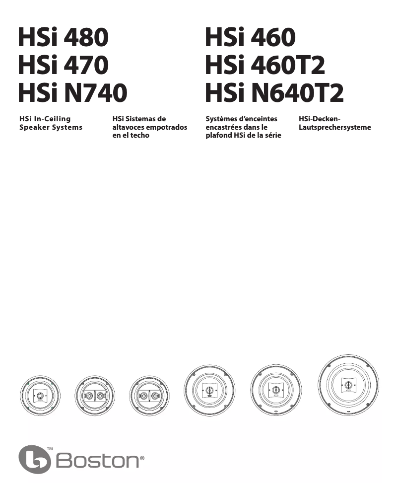 Image de la première page du manuel de l'appareil HSi 460T2