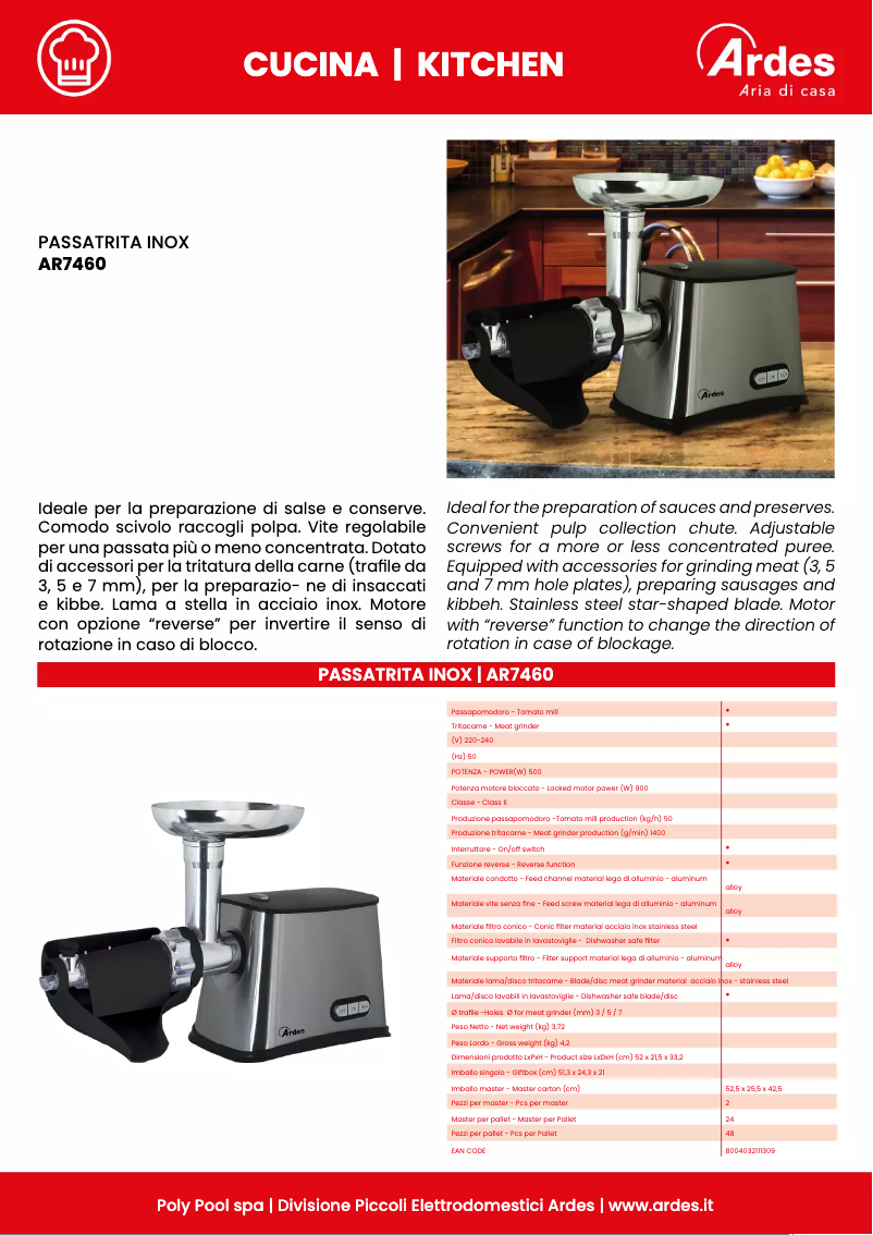 Image de la première page du manuel de l'appareil AR7460