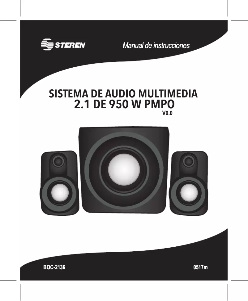 Page n°1 - Manuel utilisateur Steren BOC-2136