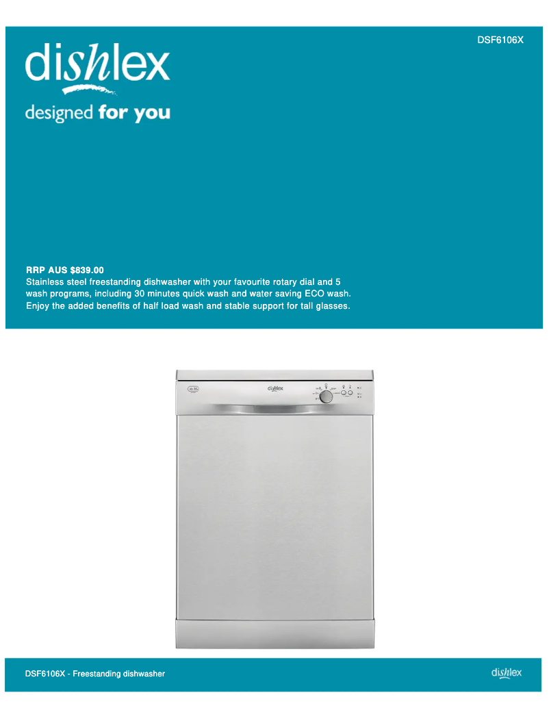 Image de la première page du manuel de l'appareil DSF 6106 X