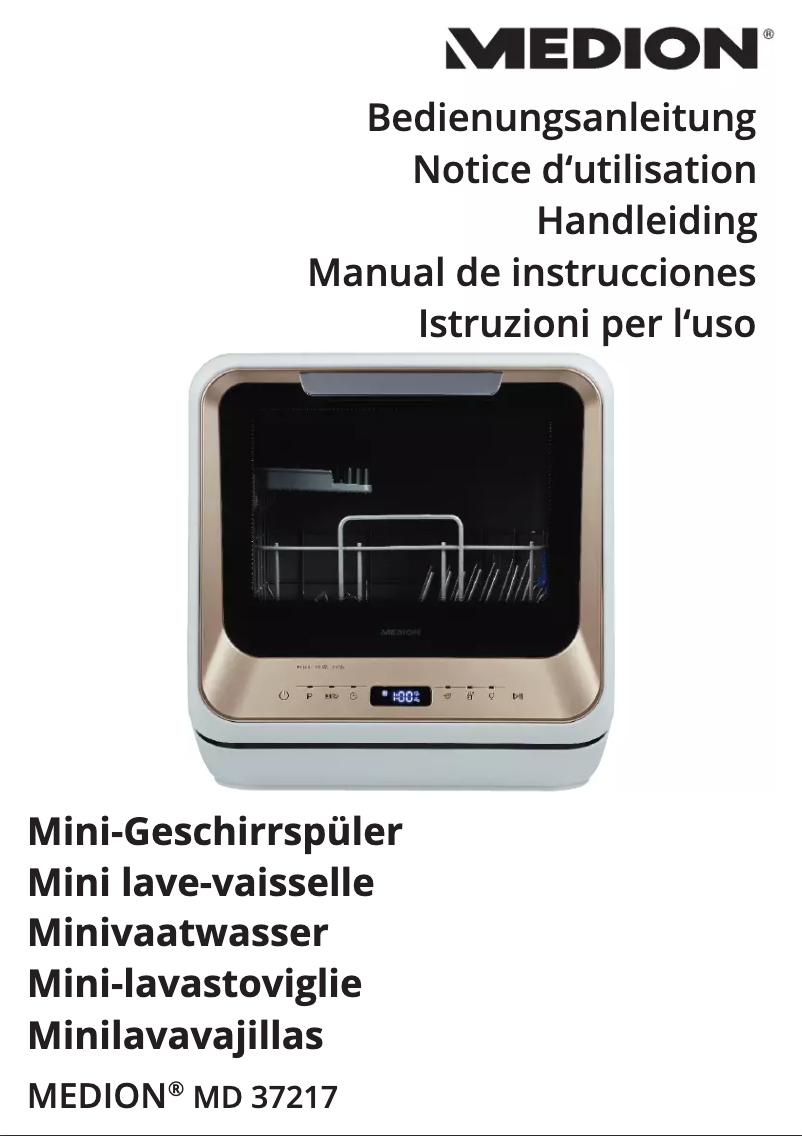 Image de la première page du manuel de l'appareil MD 37217
