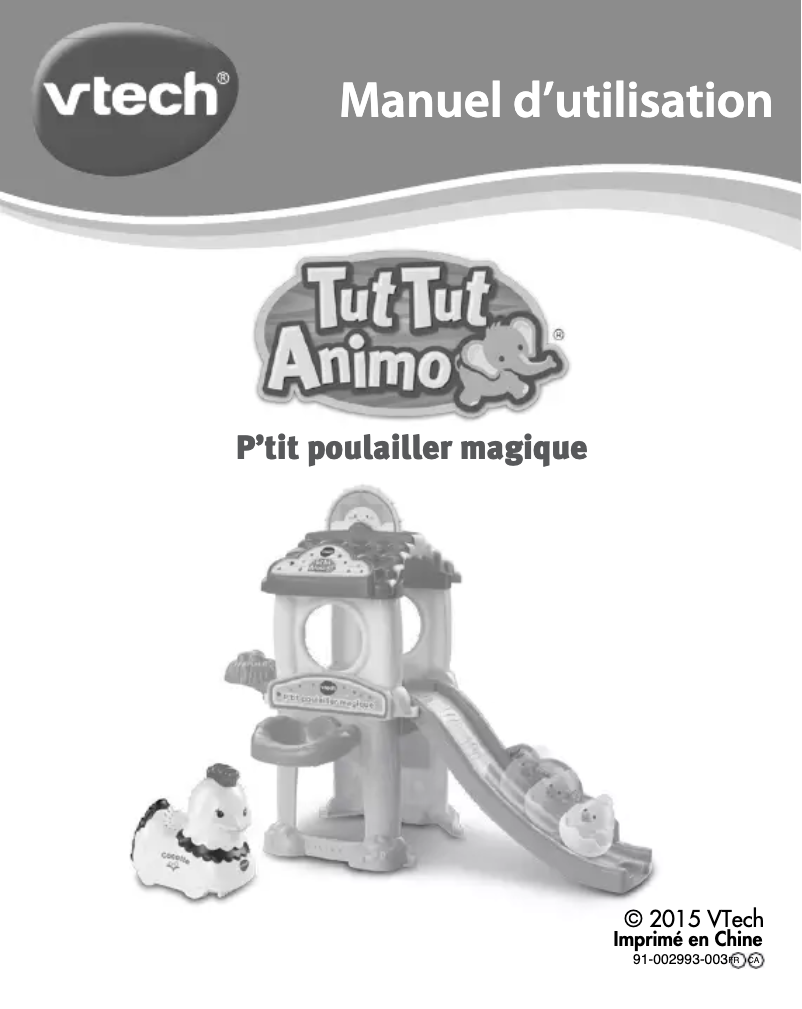 Page 1 de la notice Manuel utilisateur Vtech P'tit poulailler magique
