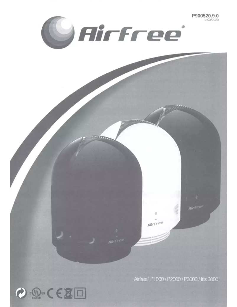 Page n°1 - Manuel utilisateur Airfree P2000