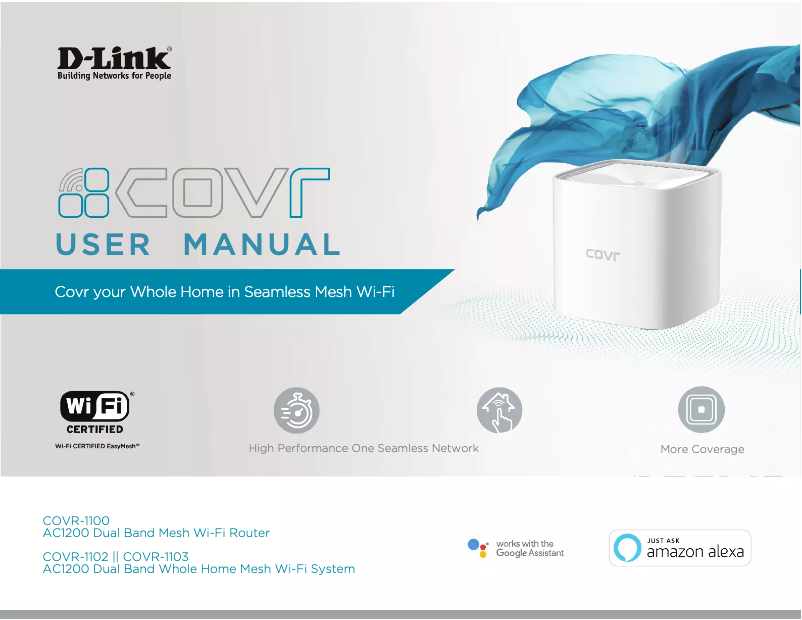 Page n°1 - Manuel utilisateur D-Link COVR-1100