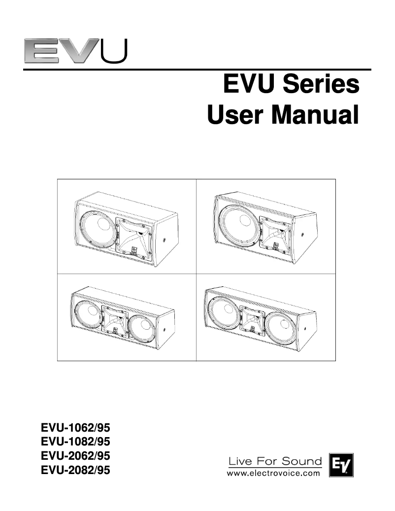 Page 1 de la notice Manuel utilisateur Bosch EVU-1082/95