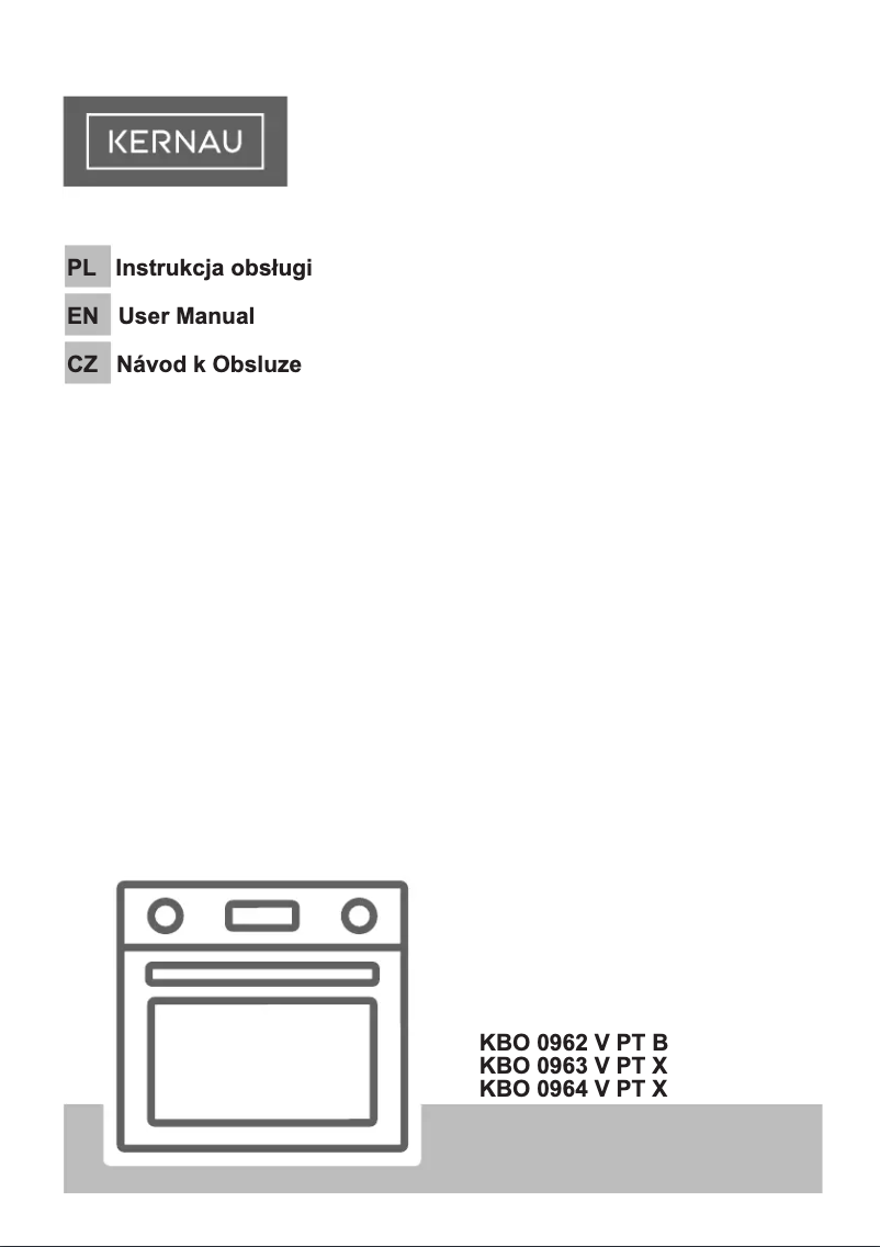 Page 1 de la notice Mode d'emploi Kernau KBO 0963 V PT X