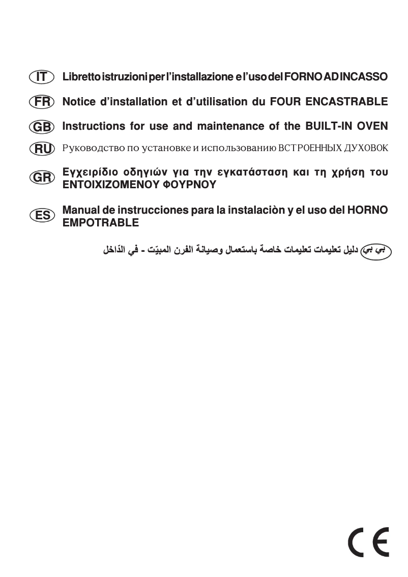 Image de la première page du manuel de l'appareil BO246SR/E