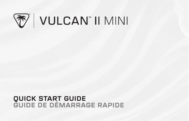 Image de la première page du manuel de l'appareil Vulcan II Mini