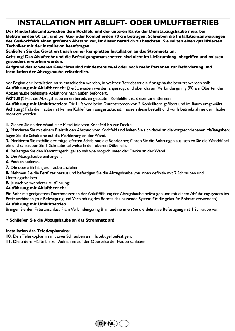 Image de la première page du manuel de l'appareil PCHN 612490 X