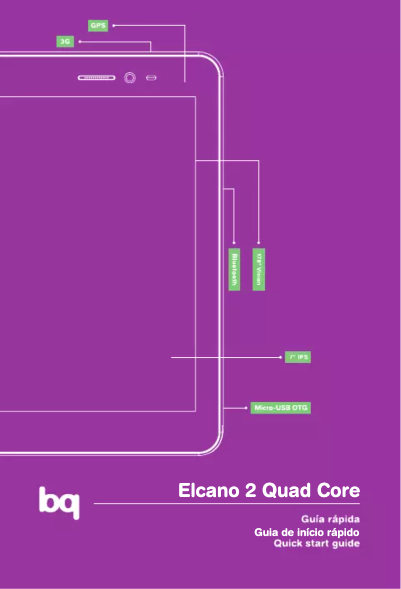 Página 1 del manual Manual de usuario bq Elcano 2 Quad Core