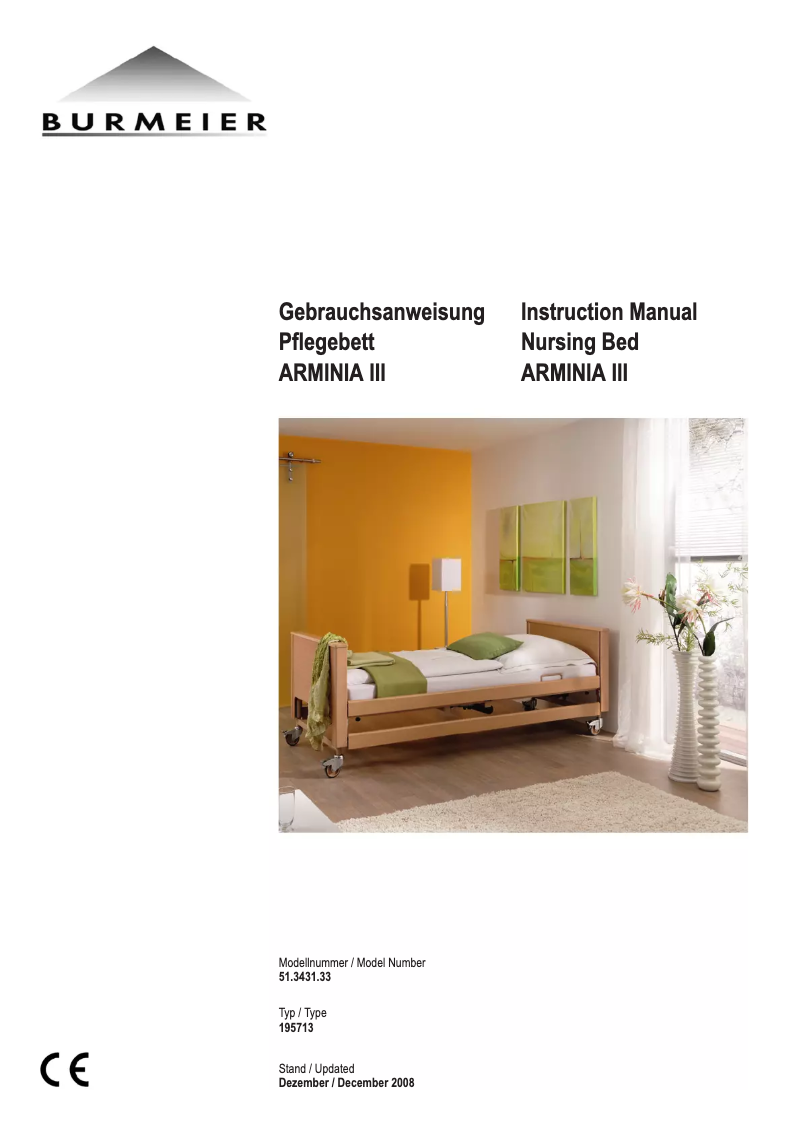 Page n°1 - Manuel utilisateur Burmeier Arminia III