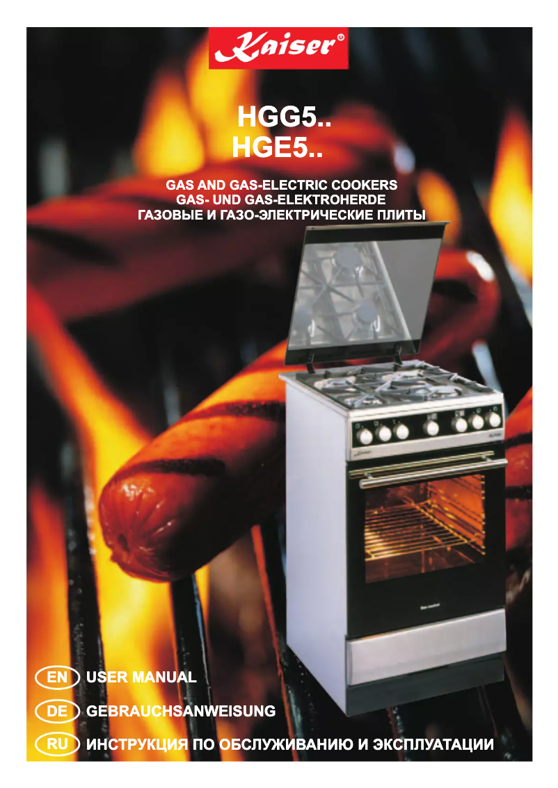 Página 1 del manual Manual de usuario Kaiser HGG 52501 W