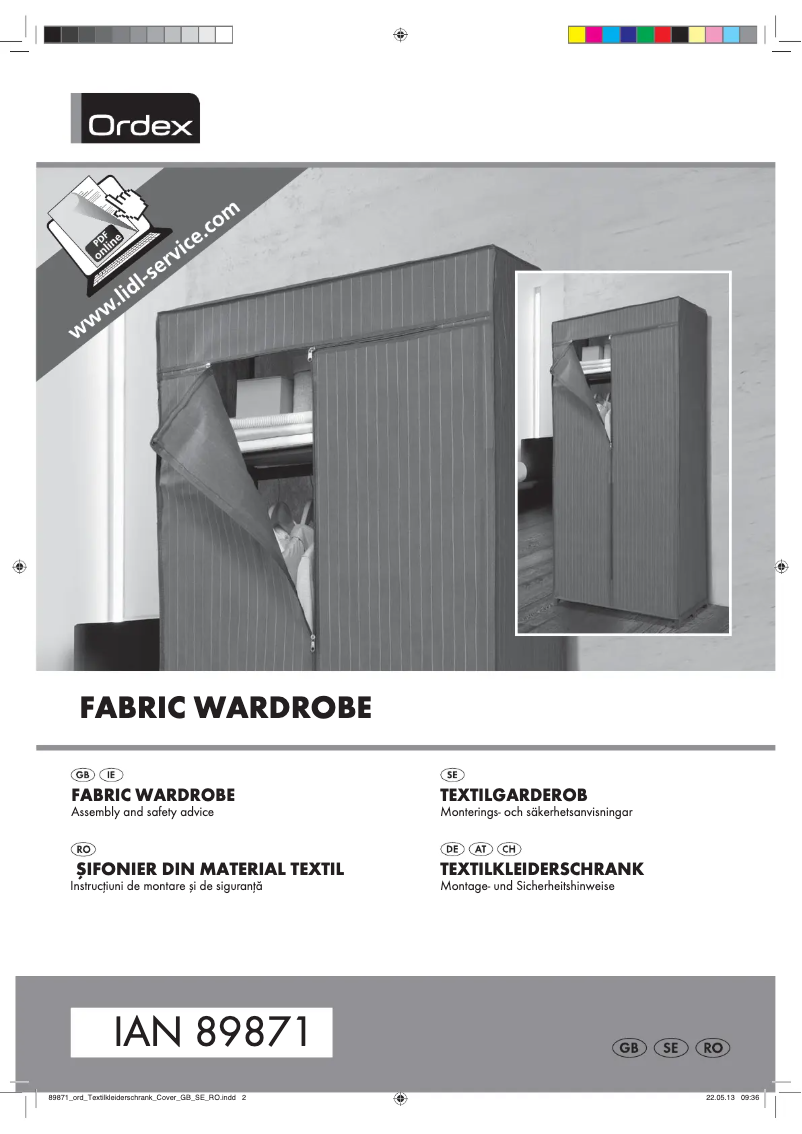 Image de la première page du manuel de l'appareil IAN 89871