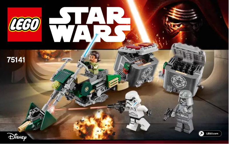 Page 1 de la notice Manuel utilisateur Lego Star Wars 75141