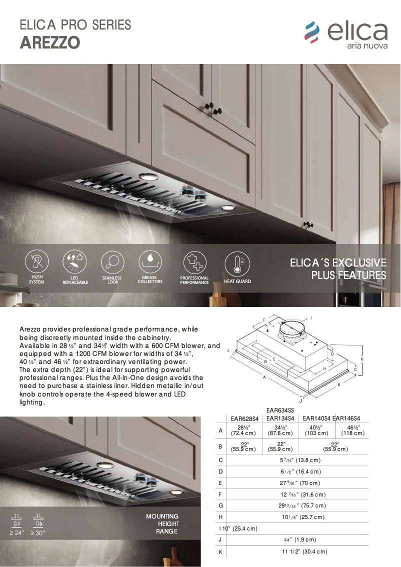 Image de la première page du manuel de l'appareil Arezzo EAR628S4