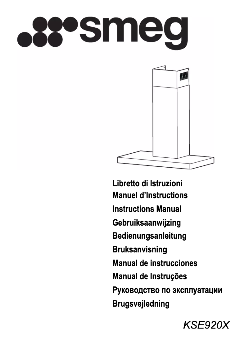 Page n°1 - Manuel utilisateur Smeg KSE920X