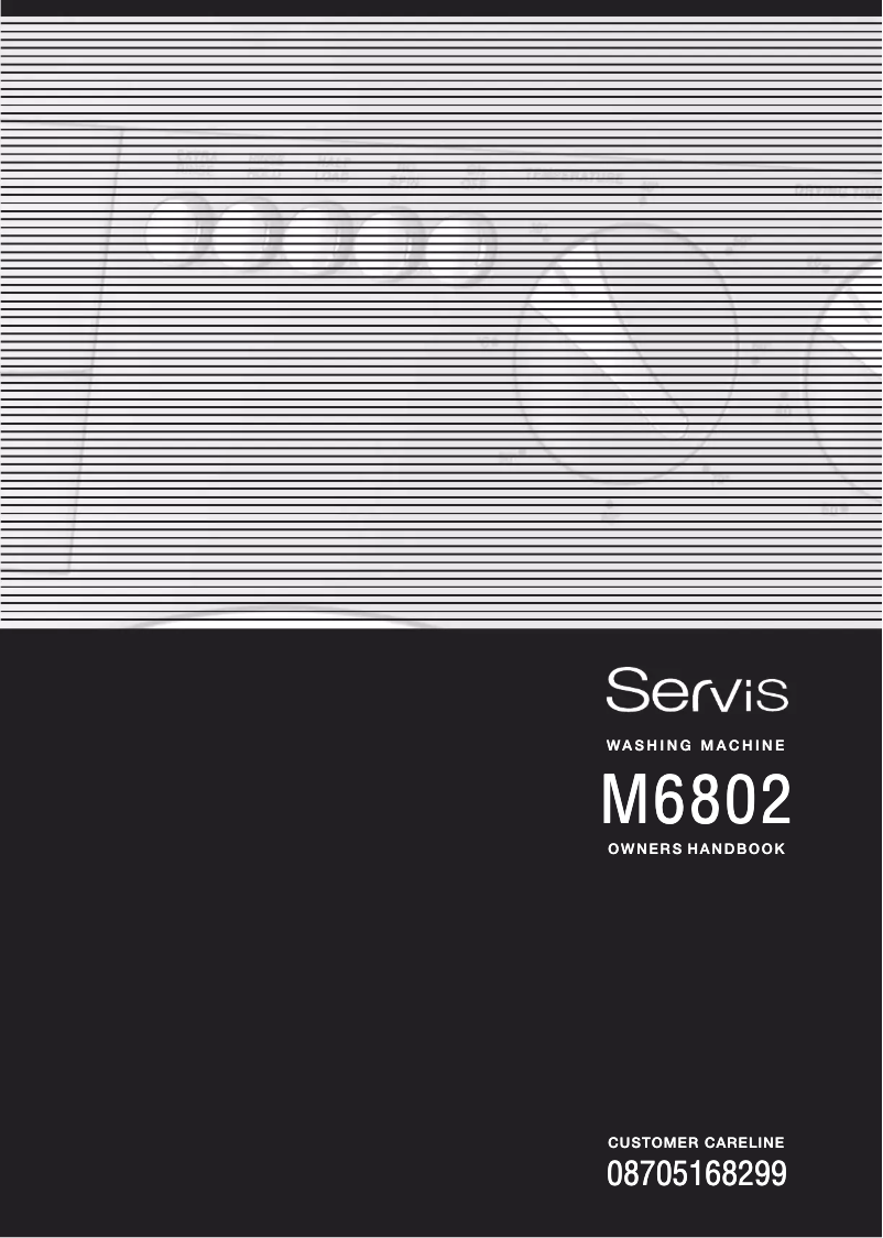 Page n°1 - Manuel utilisateur Servis M6802S