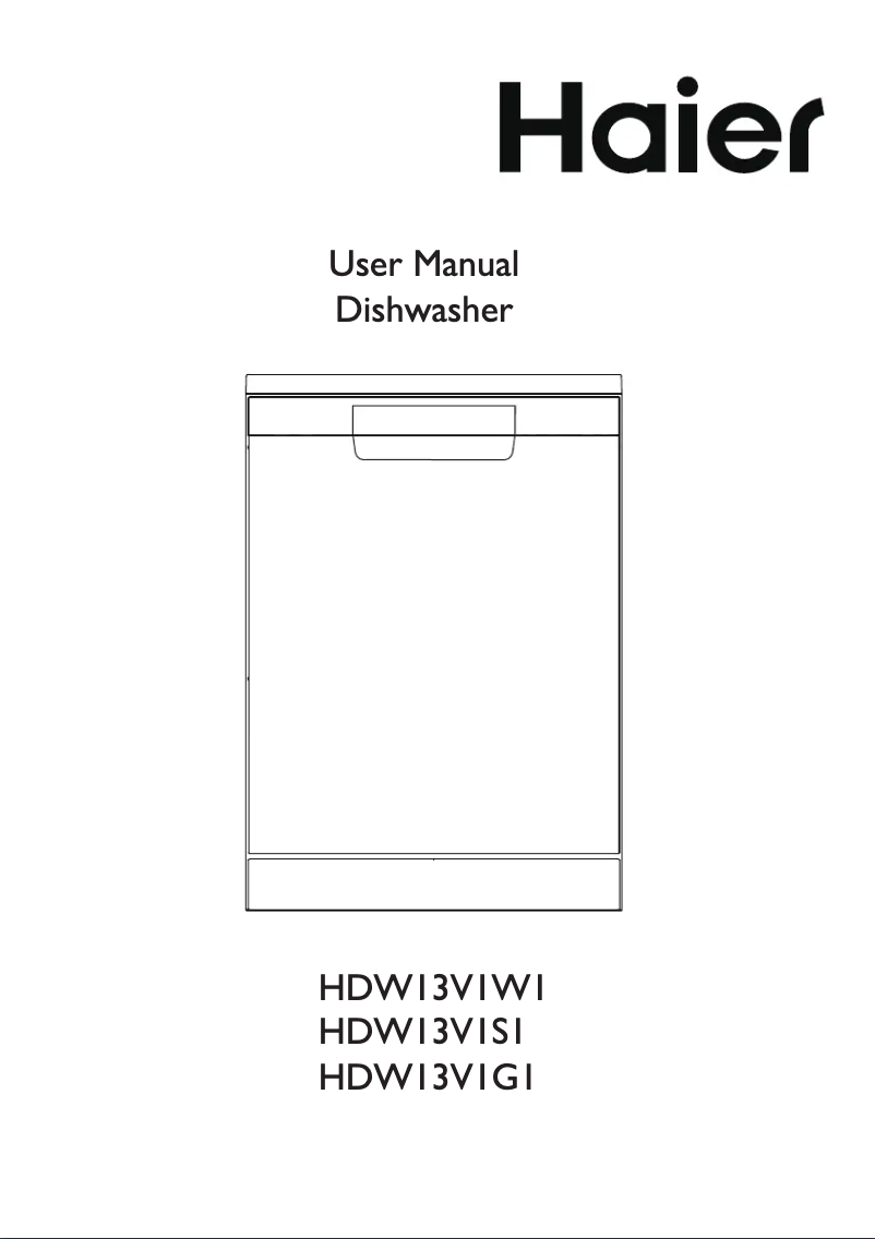 Page 1 de la notice Guide d'installation Haier HDW13V1G1