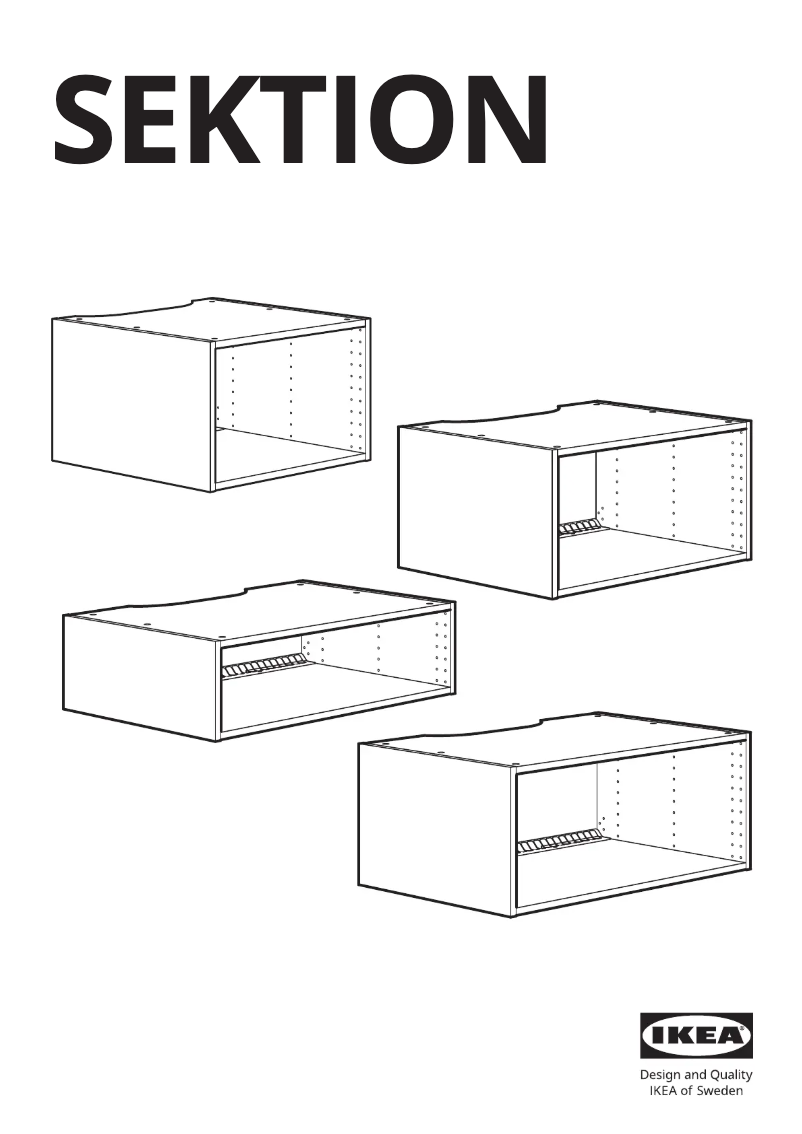Imagen de la primera página del manual del dispositivo SEKTION 202.655.13