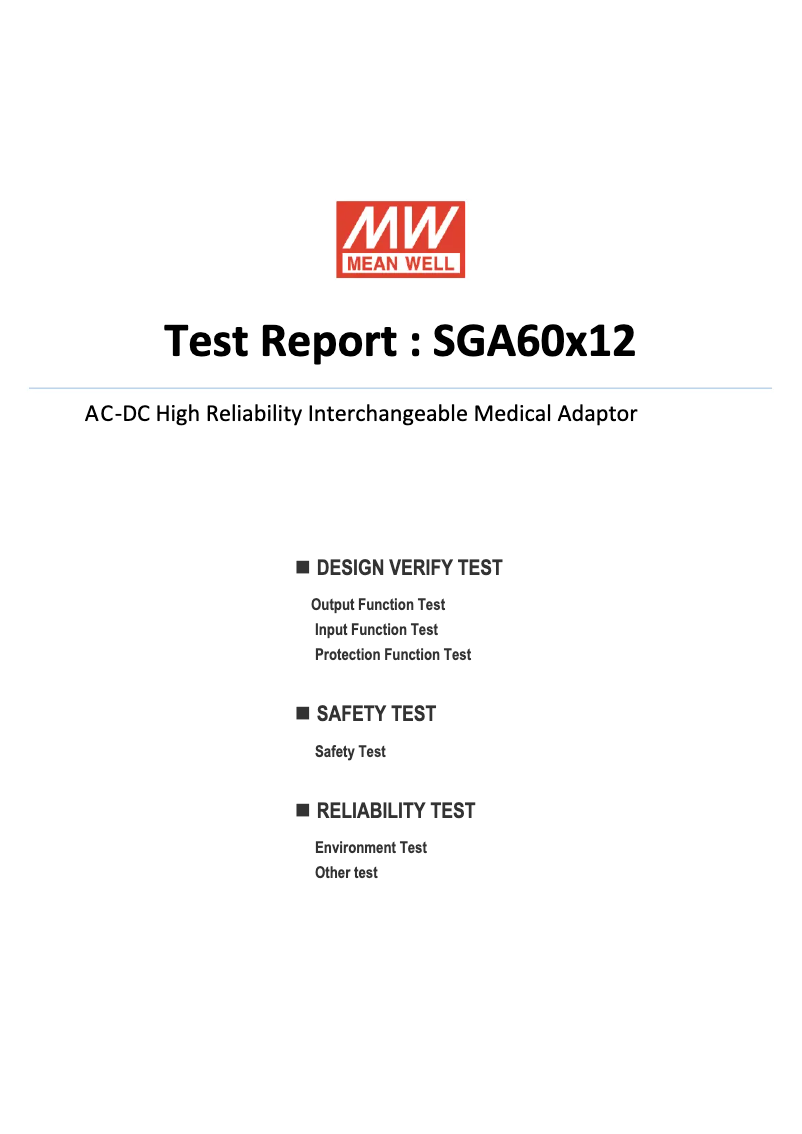Image de la première page du manuel de l'appareil SGA60E12-P1J