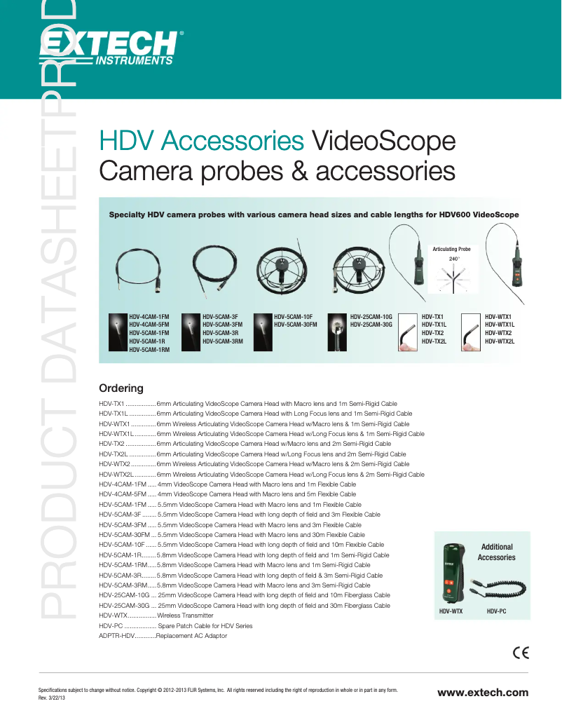 Image de la première page du manuel de l'appareil HDV-5CAM-3RM