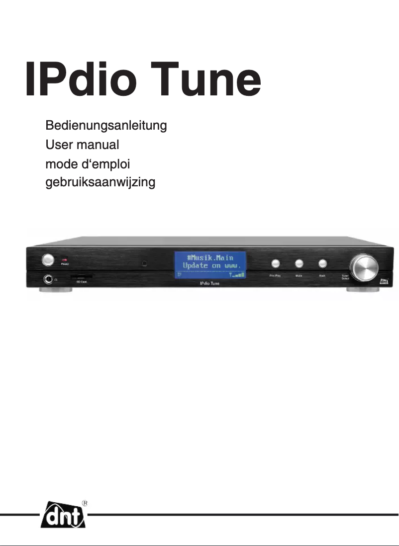 Page 1 de la notice Manuel utilisateur dnt IPdio Tune Titan