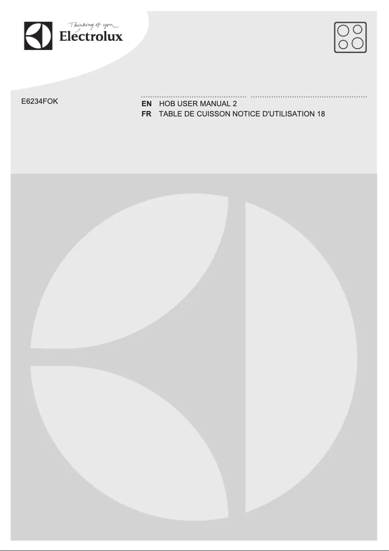 Image de la première page du manuel de l'appareil E6234FOK