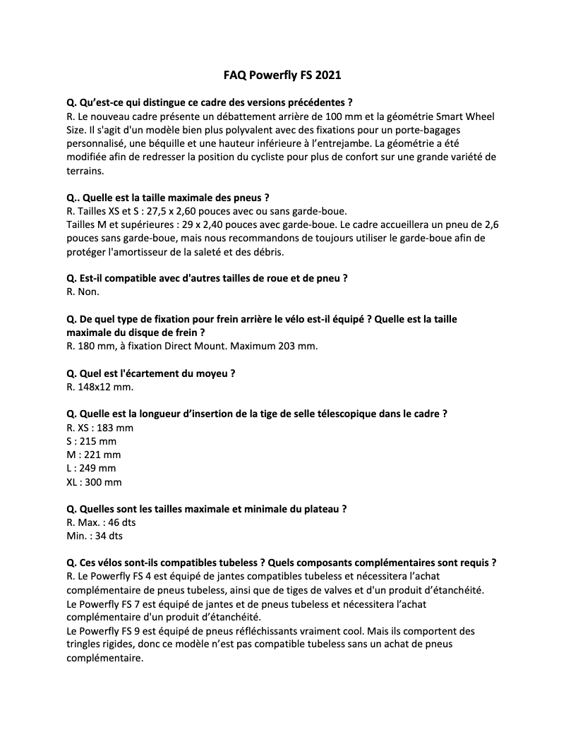 Image de la première page du manuel de l'appareil Powerfly FS 4 Gen 2