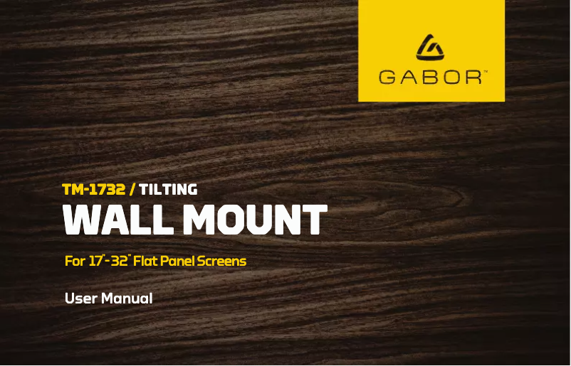 Page 1 de la notice Manuel utilisateur Gabor TM-1732