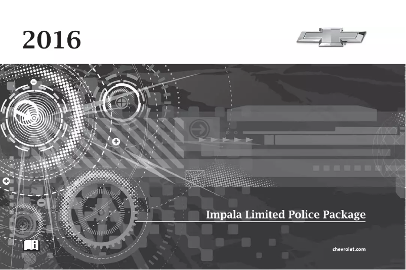 Image de la première page du manuel de l'appareil Impala Limited Police (2016)