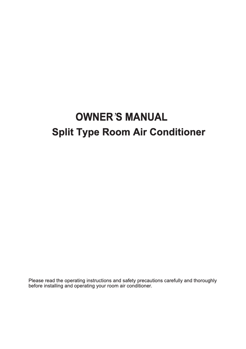 Page 1 de la notice Manuel utilisateur Midea MSG-18K