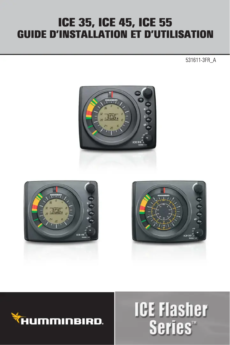 Imagen de la primera página del manual del dispositivo ICE 55 Flasher