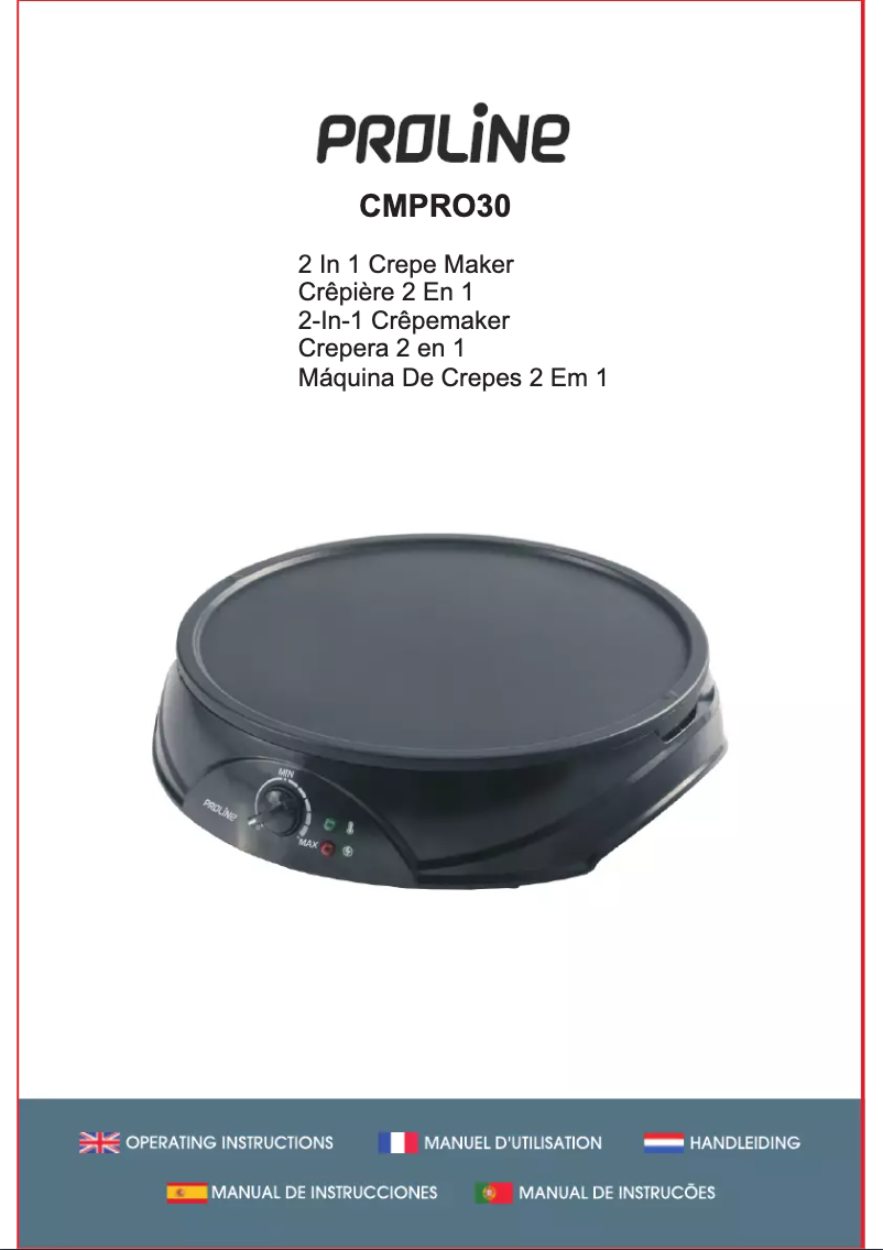 Image de la première page du manuel de l'appareil CMPRO30