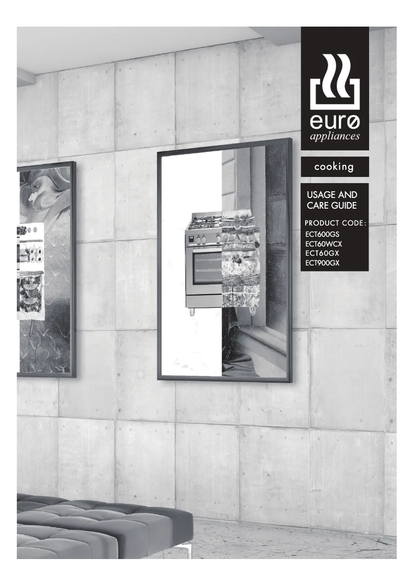 Page 1 de la notice Manuel utilisateur Euro Appliances ECT600GS